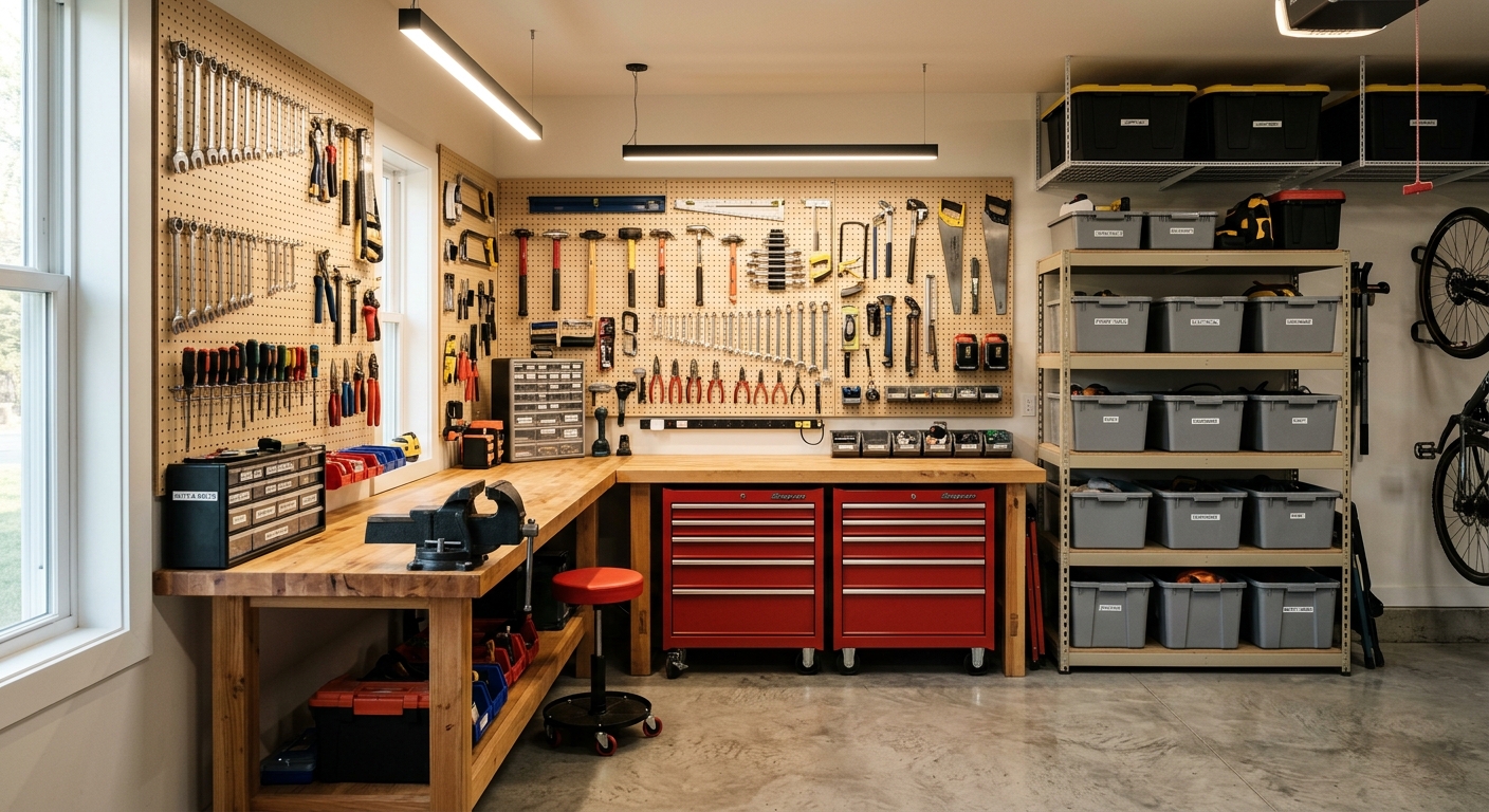 Garage Organization Guide: How to Maximize Your Workshop Space